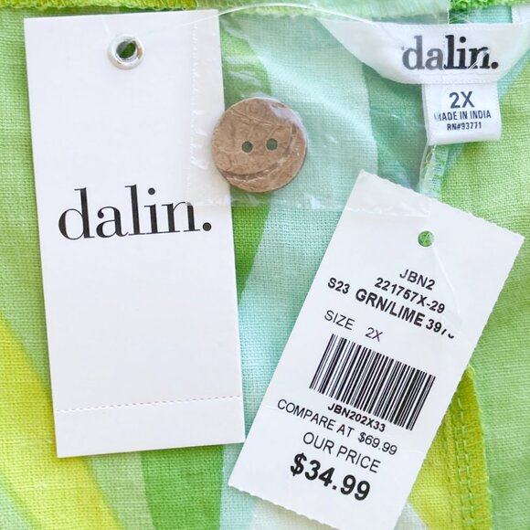 Dalin Linen & Cotton Sundress with Pockets - Picture 4 of 12